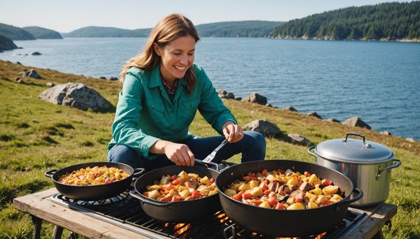 Escapades culinaires en bord de mer : recettes faciles et pratiques pour le camping